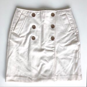 White banana republic skirt